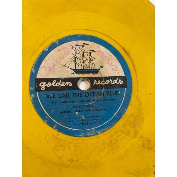 Vintage 7” vinyl record 45 RPM golden records we sail the ocean blue I'm called - Picture 4 of 5